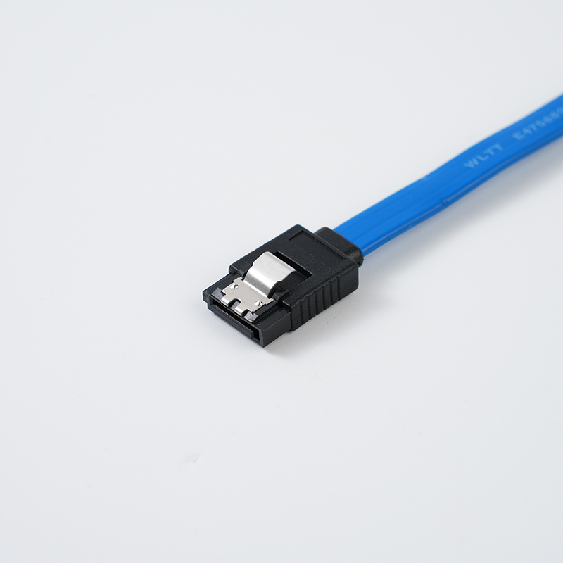180° SATA 7P BLUE